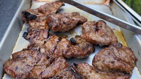 Vietnamese Restaurant-Style Grilled Lemongrass Pork (Thịt Heo Nướng Sả)