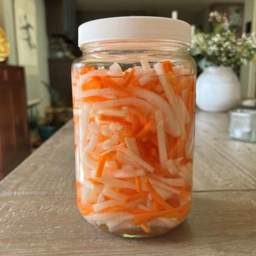 Daikon and Carrot Pickle