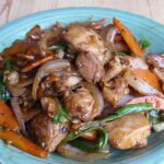 chicken black bean sauce square