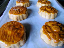 Home made moon cakes