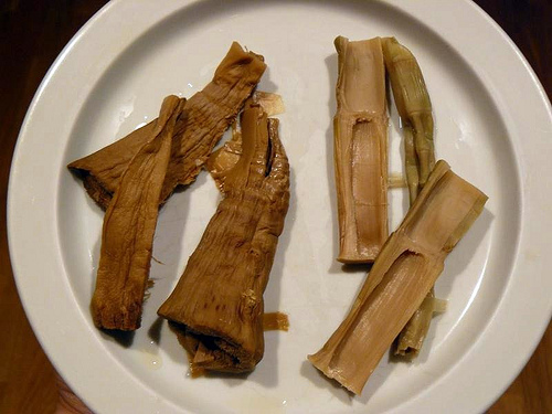 dried bamboo shoot cooked