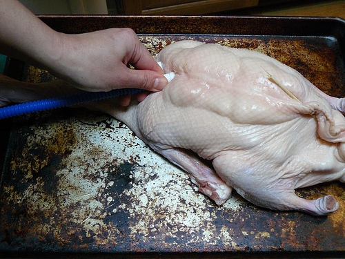 peking duck: how to blow up a duck