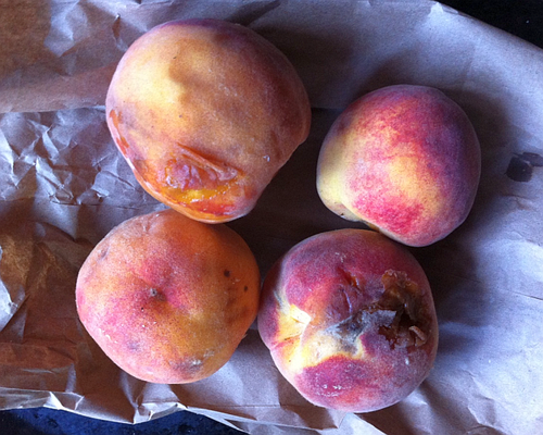 Peaches ugly but good ones