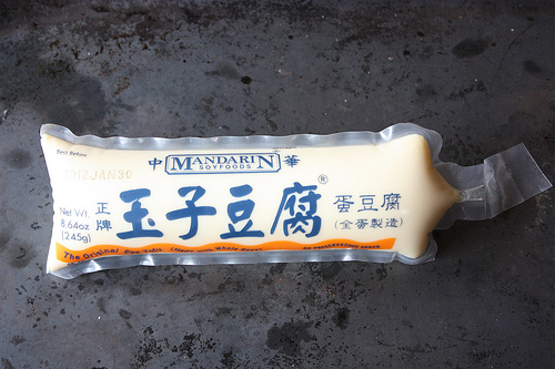 egg tofu in package -- Mandarin brand