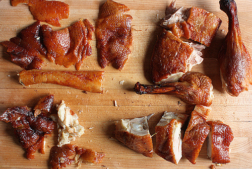 cut up roast duck