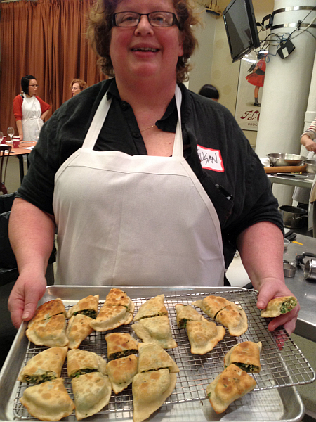 NYC ICE Asian Tofu class -- turnovers happiness