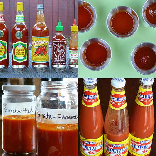 Sriracha collage