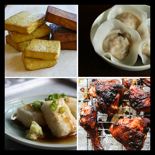 Asian Tofu recipe collage