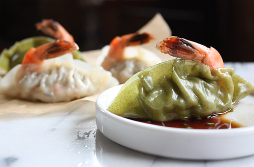 Korean shrimp mandu dumpling