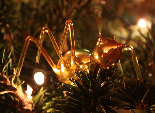 Vintage Christmas Ornament spider