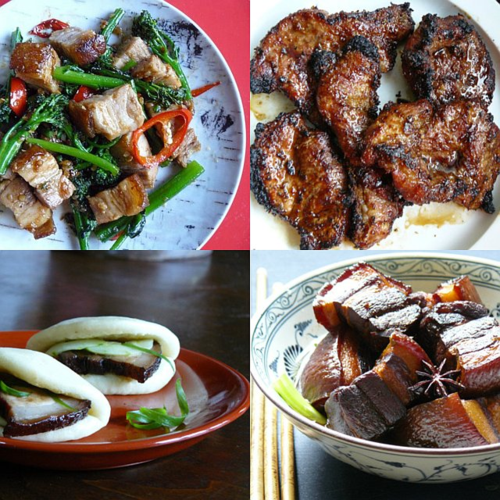 4 Asian pork dishes