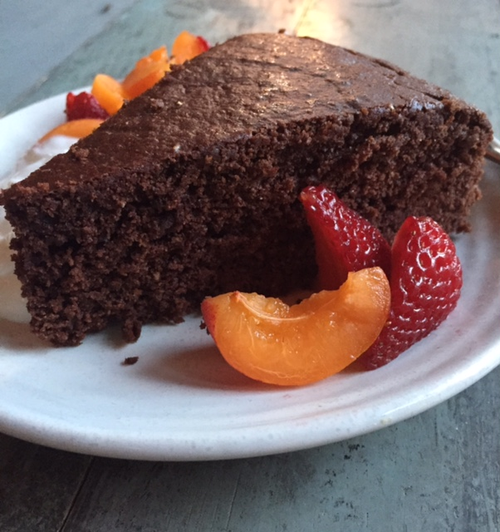 Chocolate-cake-plated