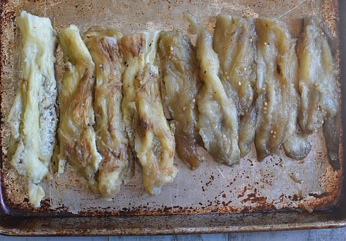 Fried-eggplant-banh-mi-strips