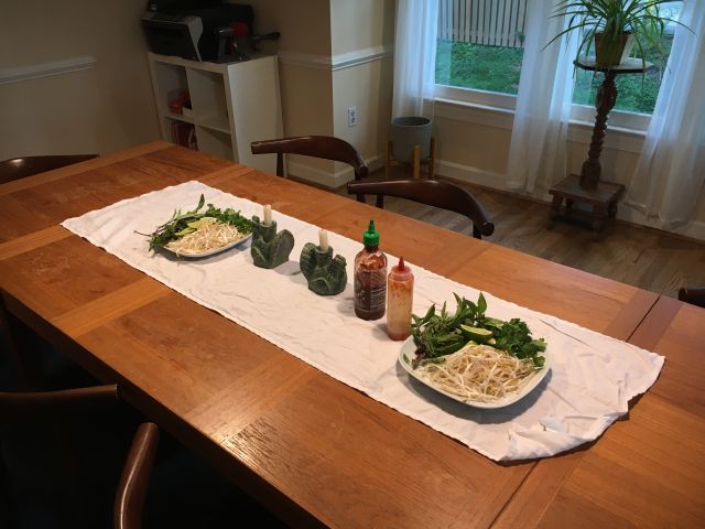 Pho-party-hugh-table-set-up