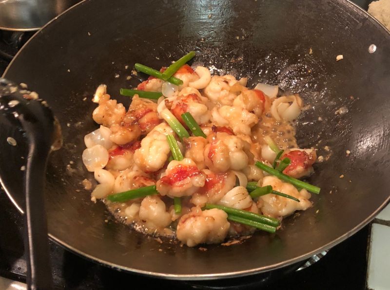 Lobster Tail Lily Bulb And Ginger Stir Fry Recipe Viet World Kitchen