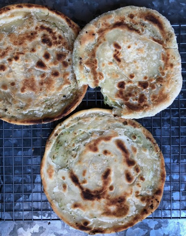 Scallion pancakes