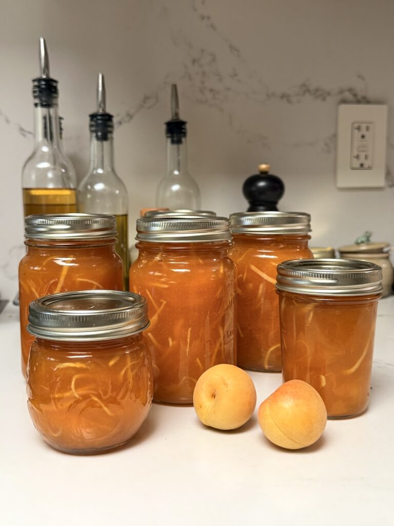 apricot ginger jam