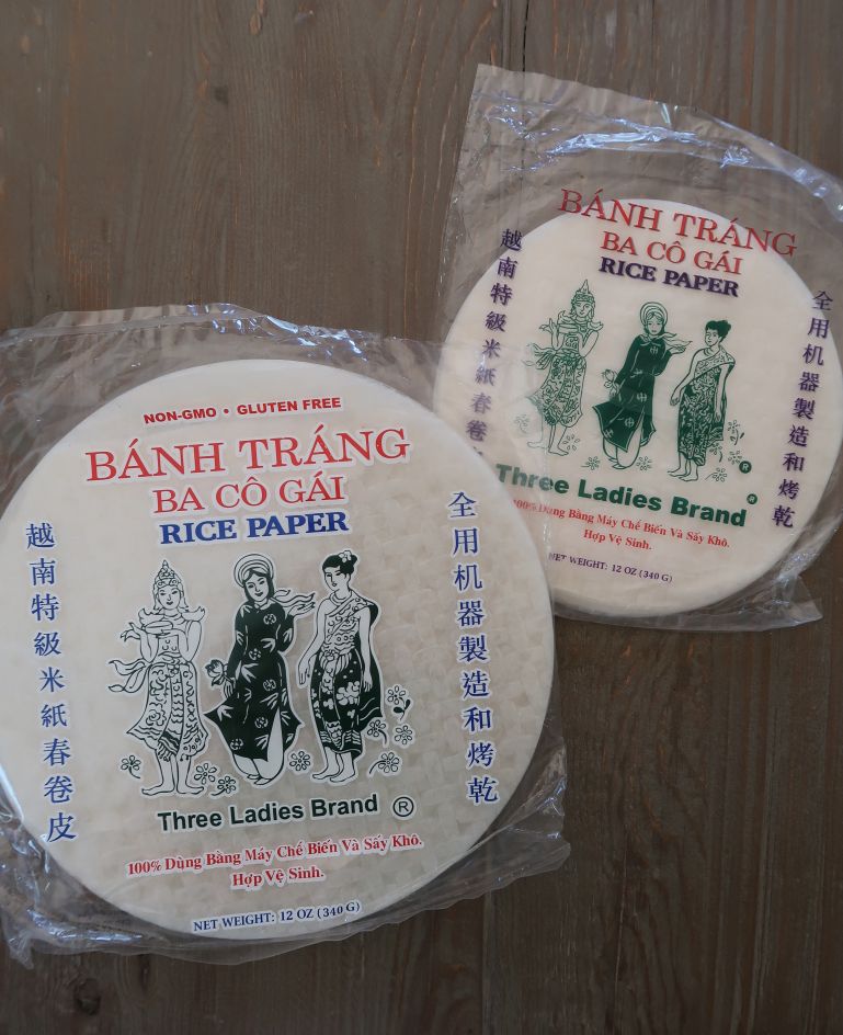 three ladies rice paper