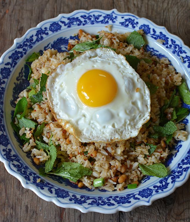 Fried rice recipe -- pho sate