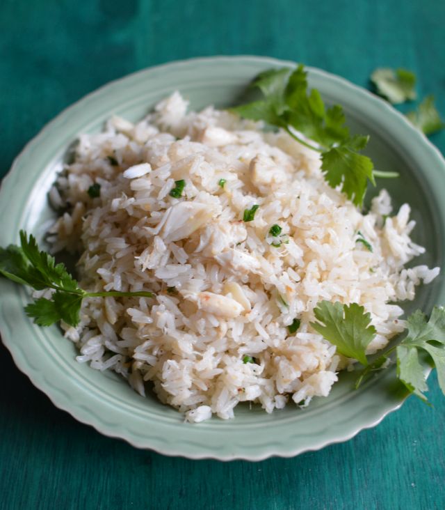 Fried rice recipe - crab