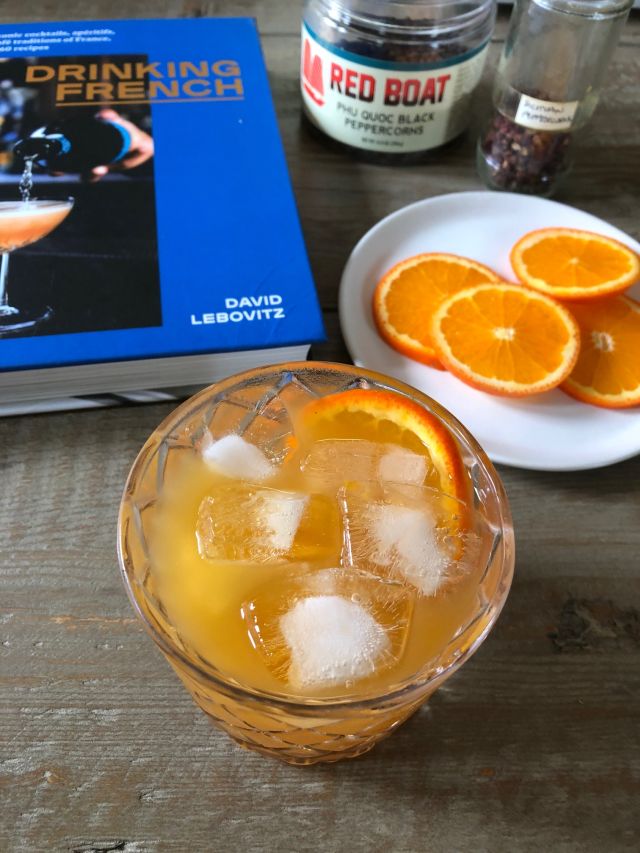 Voila spiced tangerine and whiskey cocktail