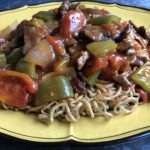 tomato beef chow mein