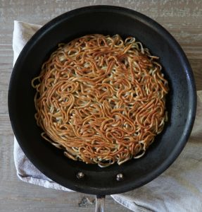 Crispy pan-fried noodles