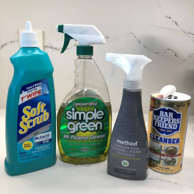 Kitchen cleaning cleansers