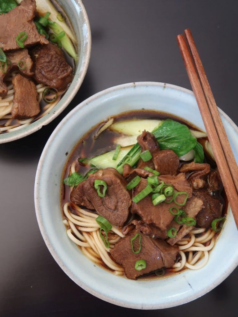 Sichuan beef noodle soup