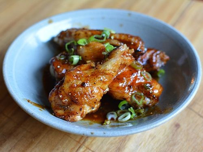 Grilled Chicken wings with hoisin