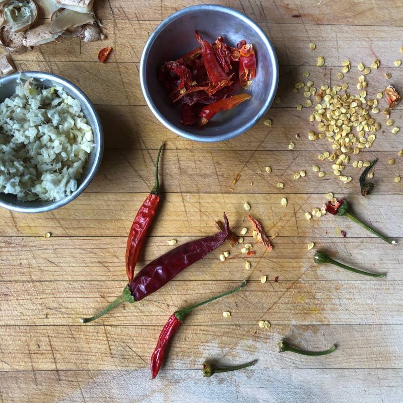 Fiesty Tofu with Broccoli, Chile and Nuts Recipe