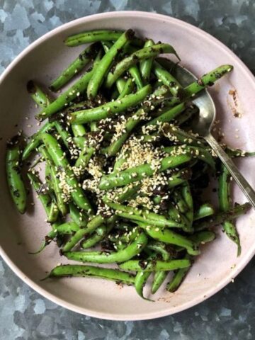 green beans black beans square