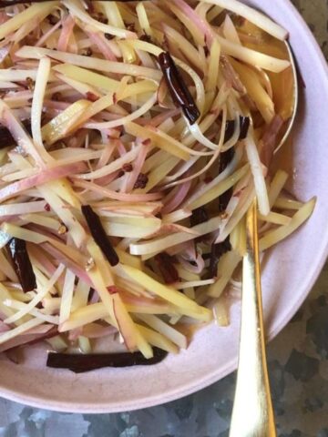 sichuan potato salad square