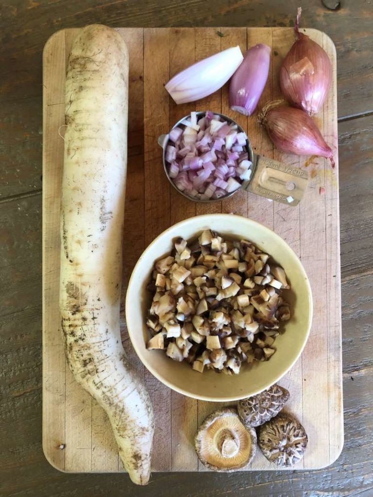 daikon cake vegetables