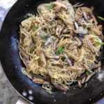 Paleo garlic mushroom noodles
