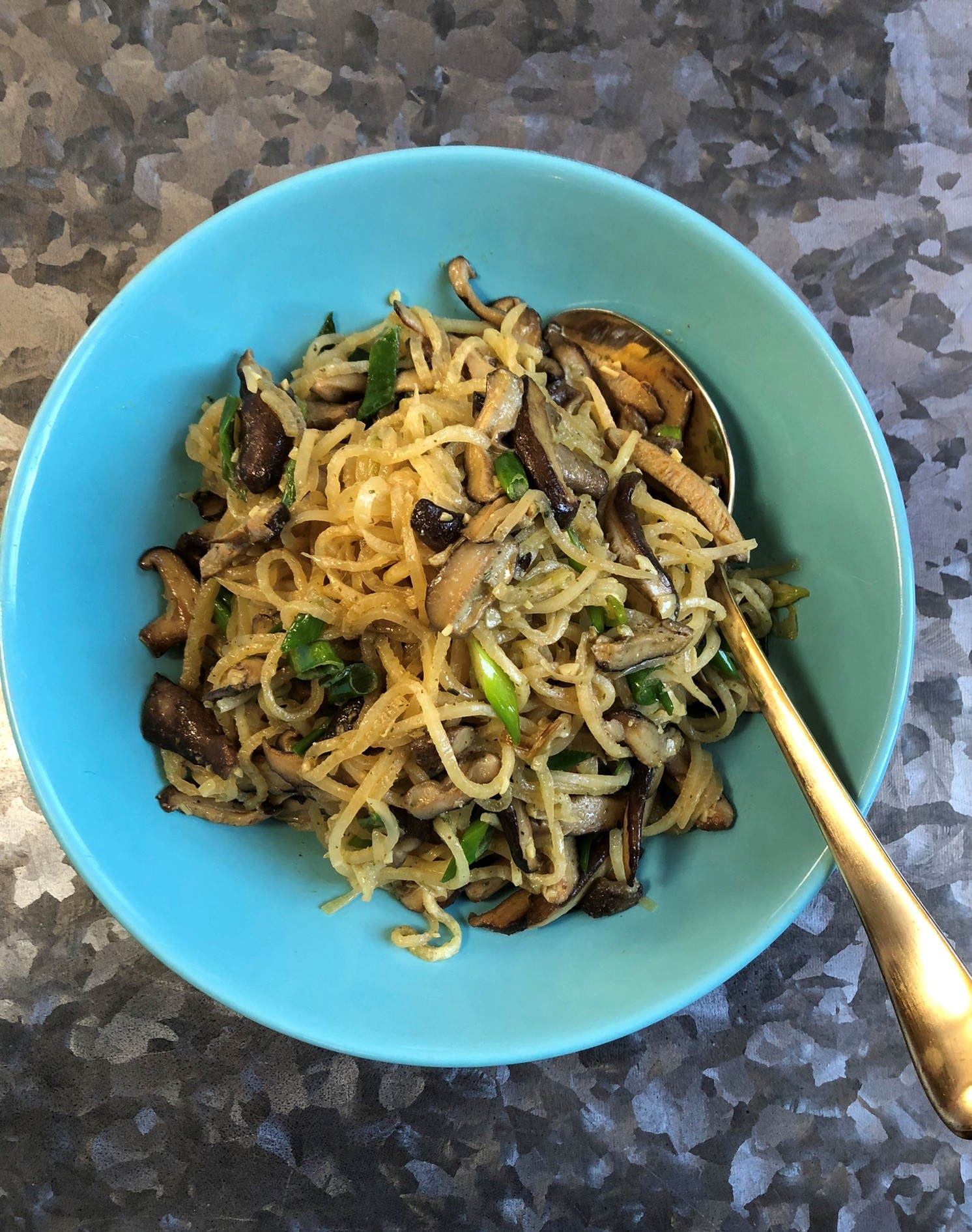 Garlic Mushroom Daikon Noodles, a Nom Nom Paleo Wonder Viet World Kitchen