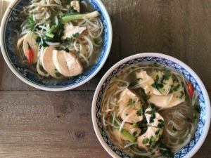Low carb chicken pho