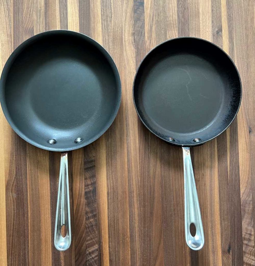 Conventional and French skillets