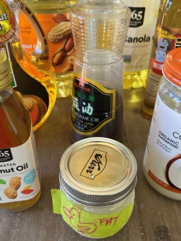 Oils for stir-frying