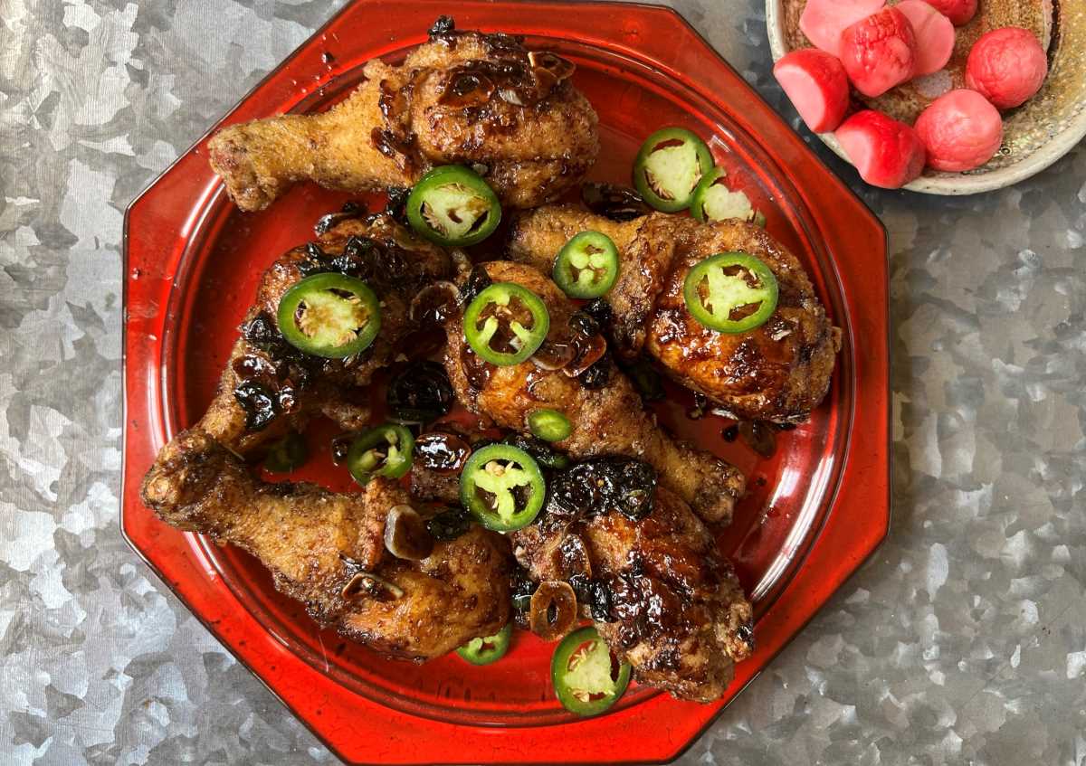 soy sauce fried chicken