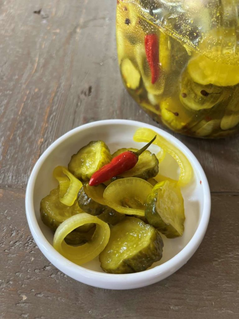 Bread and butter pickle