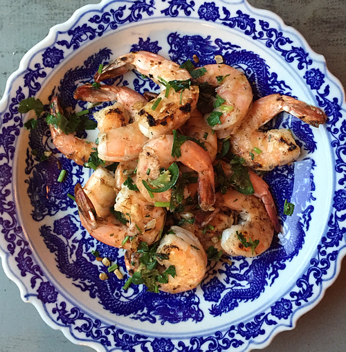 wok seared salt and pepper shrimp