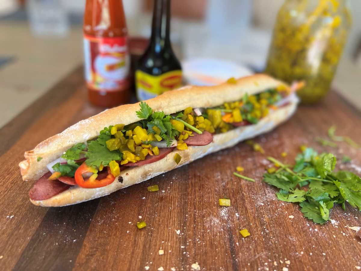 hot dog banh mi