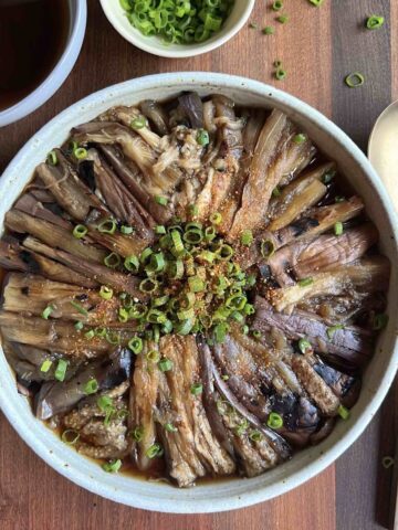 dashi soaked eggplant