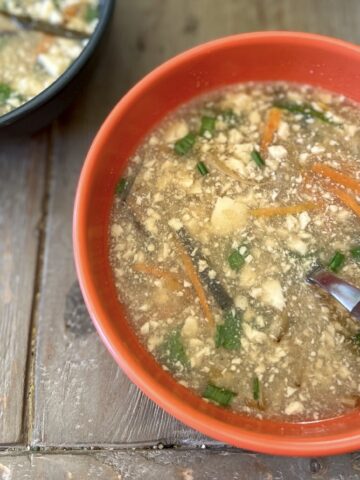 vegan hot and sour soup