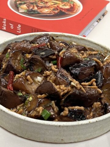 eggplant in garlic sauce