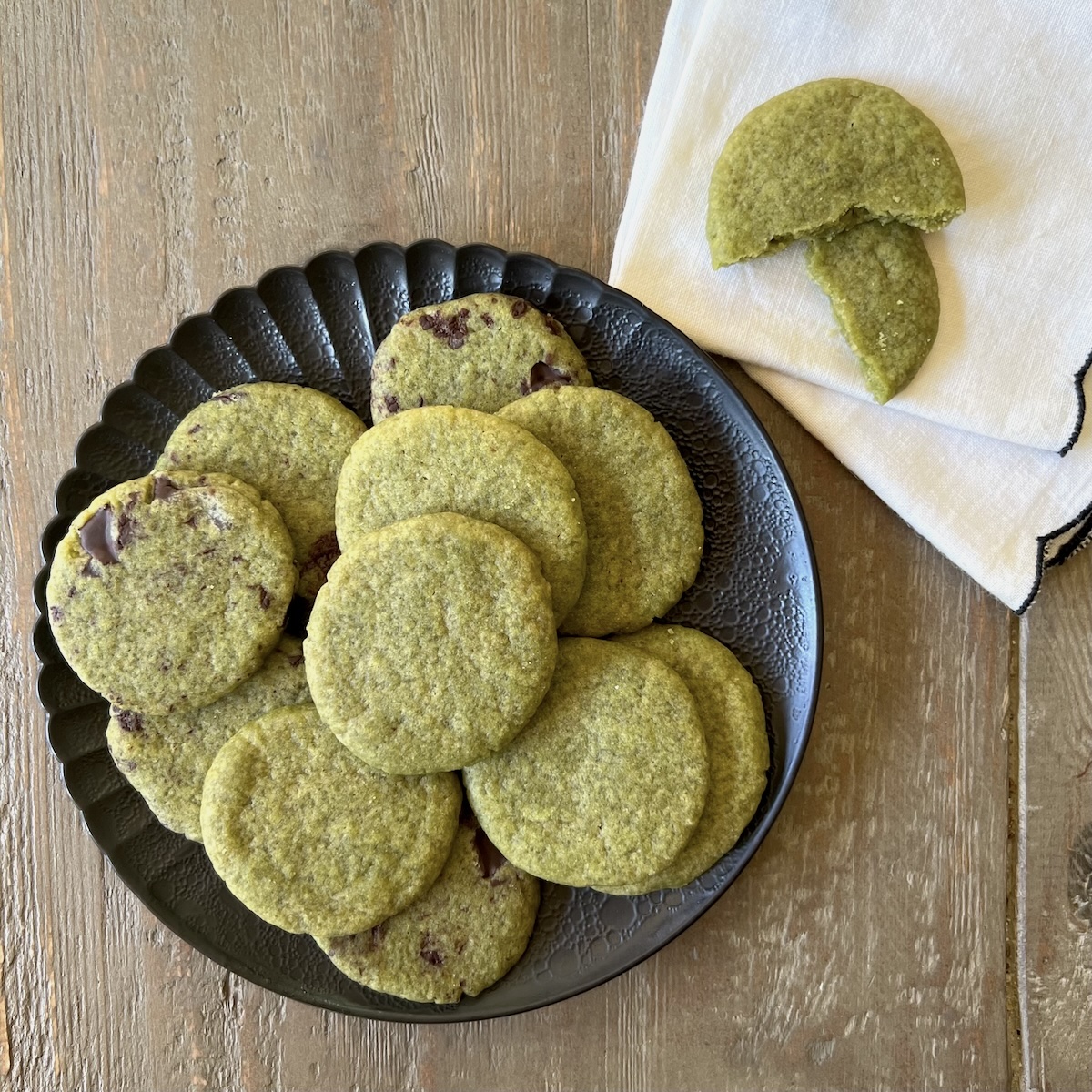 matcha cookies