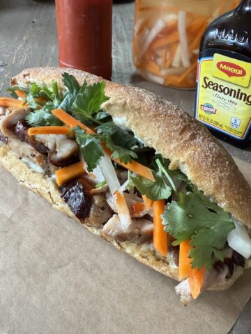 char siu pork banh mi