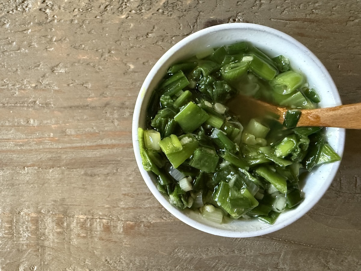 scallion oil