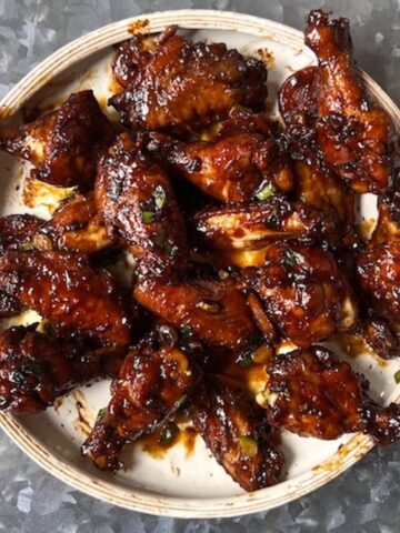 ginger-orange chicken wings
